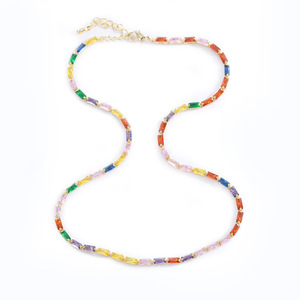 Collar Deportivo de Cobre Genuino Chapado en Oro con Circonitas, el Más Vendido en <span class=keywords><strong>Wish</strong></span>, para Mujer, Estilo Atrevido - Product Image 5