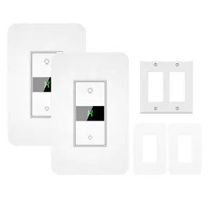 Us Milfra 15a 3 Way Smart Life/Home App Stem Afstandsbediening Wifi Dimmer Schakelaar Triac Smart Tuya Dimmer Schakelaar Voor Led Verlichting