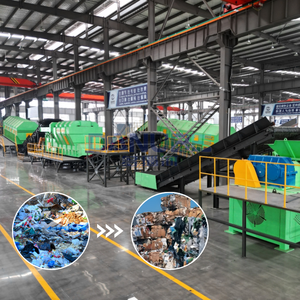 Ligne de tri des déchets ménagers et urbains entièrement automatisée 100T/J, machine de tri et de recyclage des déchets - Product Image 1