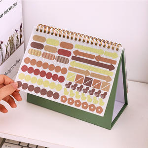 Nouveau 2025 Conception et taille personnalisées Calendrier Calendriers de bureau portables Calendrier quotidien Notes Calendrier de bureau pour la promotion - Product Image 3