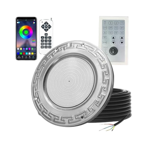 60W <strong>10</strong> Inch LED <strong>Pool</strong> Lights APP Control Color-Changing Wet Niche Underwater LED Lights for 50 <strong>Foot</strong> Swimming <strong>Pools</strong> Inground <strong>Pools</strong> - Product Image 1