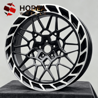 Jantes forgées monobloc personnalisées, finition noire brillante, bord usiné, 5*112, pour BMW Série 3/4/5, 18/19/20/21 pouces, ET et PCD personnalisés