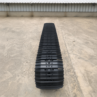 Châssis à chenilles en acier personnalisé en usine pour moissonneuse de canne à sucre, machinerie agricole à entraînement hydraulique de 8 tonnes