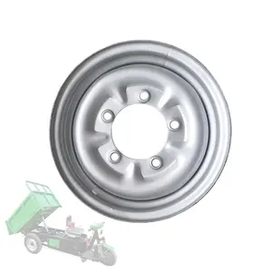 批发和零售钢制轮辋400-12 4.50-12 5.00-12电动三轮车和四轮摩托车的后轮胎轮辋