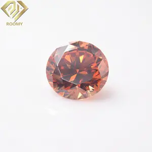 3A 30mm large champagne big cubic zirconia decorative gems