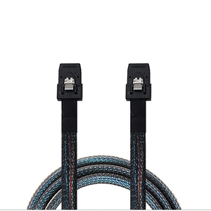 Câble <span class=keywords><strong>Mini</strong></span> SAS HD haute performance SFF 8087 SFF 8087 cordon à Angle droit de transfert de données prix usine <span class=keywords><strong>pas</strong></span> <span class=keywords><strong>cher</strong></span> pour ordinateur - Product Image 3
