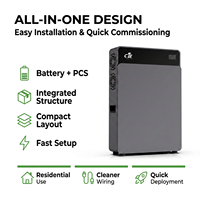 Station d'alimentation hybride CFE 4 kW avec batterie 8 kWh, système de stockage solaire tout-en-un ESS LiFePO4, montage mural, sortie 5-10 kW pour la maison