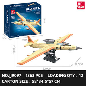 JIESTAR JJ9097 1363 Piezas Serie de Aviones U-2, Bloques de Construcción de Modelo de Avión, Juguete Educativo Técnico, Regalo Festivo - Product Image 6