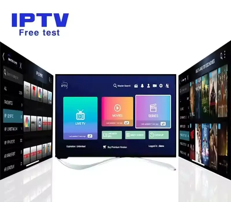 Crystal Ip tv Android box abonnement Test gratuit prise en charge Xtream et smarter Code M3u ip tv panneau revendeur décodeur Android