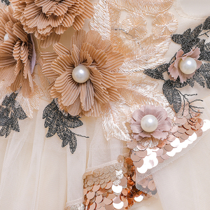 New Style Sequin Flower 3-9 <b>Years</b> Girl Birthday Party Wedding Gown Children Dresses L5148 - Product Image 5