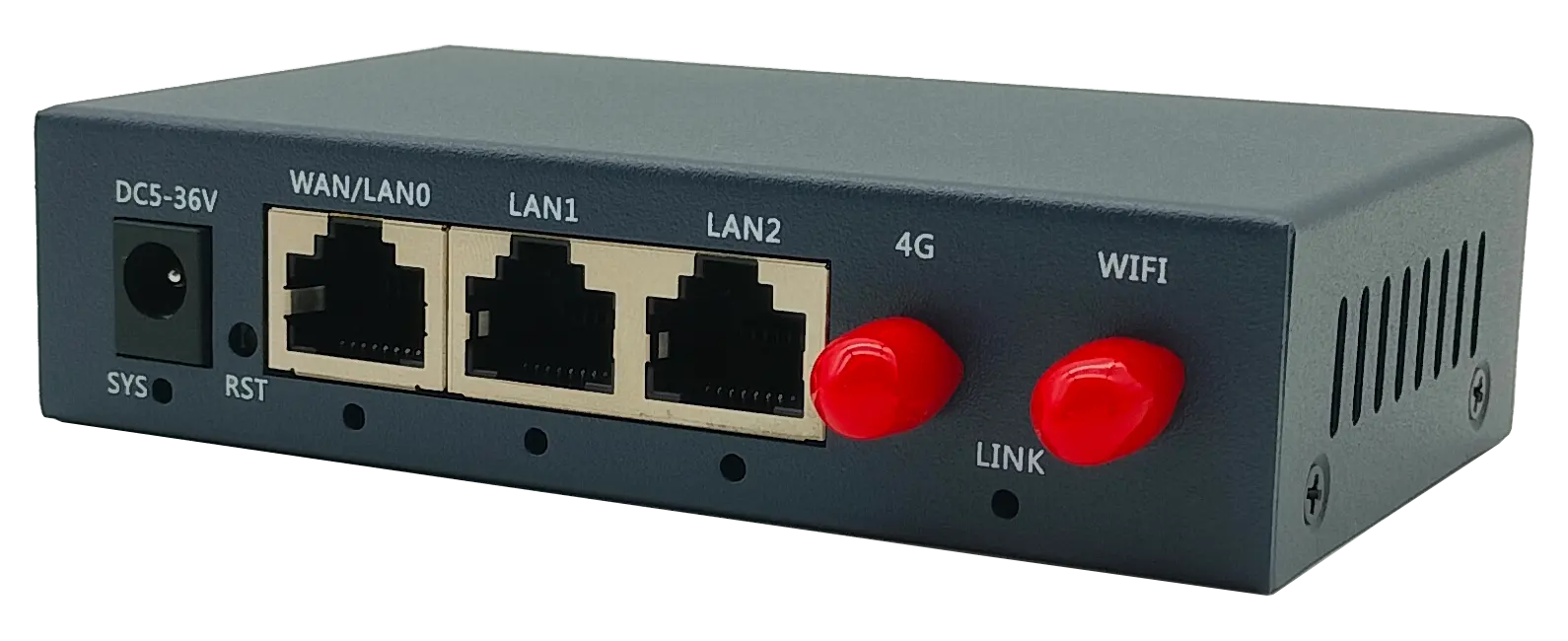 Industrial 3G 4G CPE router 3 Port 10/100M DIN Rail VPN Router
