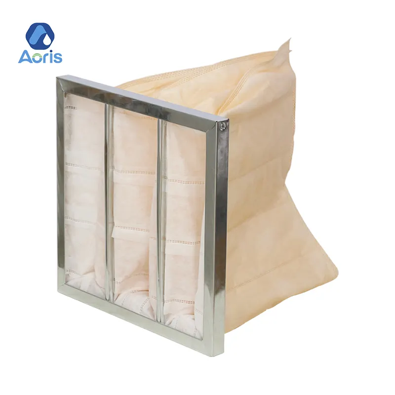 Environmental protection manufacturer pocket pre-filter High quality synthetic fiber air filter