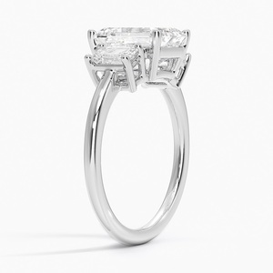 Elegant White Silver <b>Crystal</b> Engagement <b>Ring</b> for Women Bridal Proposal Jewelry Romantic Wedding Anniversary Gift <b>Ring</b> - Product Image 1