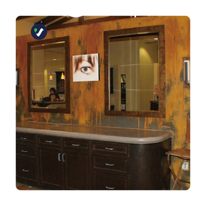 Muestra Gratuita de Pintura Decorativa para Paredes Interiores Resistente al Óxido, <span class=keywords><strong>Efecto</strong></span> <span class=keywords><strong>Cobre</strong></span>, Revestimiento Líquido Acrílico, Aplicación con Espátula, Marca Wanlei, 2 Capas - Product Image 5
