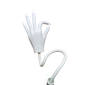 ציפורן תרגול הידיים עבור מניקור אקריליק מניקור יופי כלים מזויפים הידיים שלך מזויף טק סיליקון תרגול יד - Product Image 4