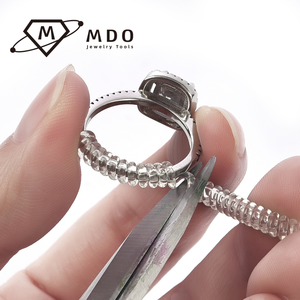 Varias herramientas de joyería duraderas, regulador de tamaño de anillo, ajustador de tamaño de anillo Invisible en espiral para ajuste de tamaño de anillo Suelto - Product Image 6