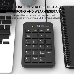 OEM tùy chỉnh bán buôn nóng bán Chất lượng cao một tay máy tính số bàn phím - Product Image 6