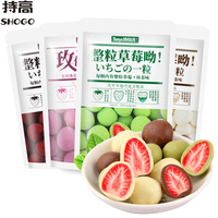 Vente en gros Sachets aromatisés solides lyophilisés à la fraise pour sandwich au chocolat et au cacao Ingrédient supplémentaire Truffes au chocolat et aux fruits