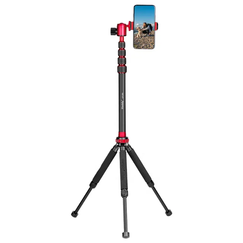 Manbily MT-02LH Portable Extendable Camera Phone Tripod stand,Live Vlog Selfie Stick,Projector Camera Monopod Tripod