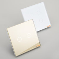 Interrupteur intelligent KLASS de luxe 220V/240V, bonne qualité, OEM/ODM, interrupteur Wi-Fi avec design tactile 2/4 voies, interrupteurs muraux