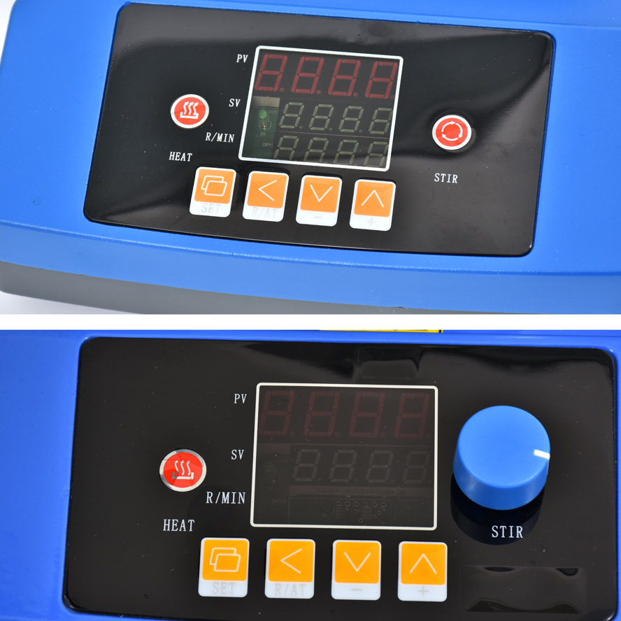 display digitale della temperatura e velocità agitatore magnetico piastra riscal