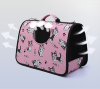 Sac à main Portable pour chat, porte-animal de compagnie en plein air respirant, sac de transport pour petit chien et chat approuvé par la compagnie aérienne.