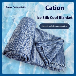 Manta de Seda de Hielo Ecológica, Tejida y Estampada, para Siesta en la Oficina, Cama de Verano, Decorativa, para Viajes y Aviación - Product Image 2