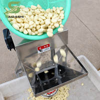 Commerciële knoflook- en gember schilmachine, aardappelsnijmachine, uienknijper, knoflookmolen, snijmachine