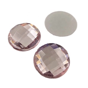 16mm Flat Back Round Acrylic Jewels Embellishment Crystal Plastic <strong>Gems</strong> Clear Acrylic Rhinestone Bead for <strong>Crafts</strong> - Product Image 5