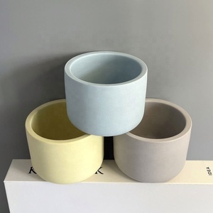 Luxury <b>Empty</b> Wholesale Custom 8 Oz Matte Ceramic Candle Containers Colorful Candle <b>Jar</b> Holder in Bulk - Product Image 3