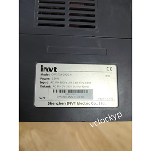 1PC Inverseur de fréquence d'occasion CHF100A-2R2G-4 380V 2.2KW - Product Image 3