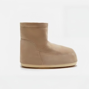Botas cortas de gamuza para otoño e invierno con aislamiento adicional para mayor calidez, aptas para pies izquierdos y derechos, botas para la nieve. - Product Image 3