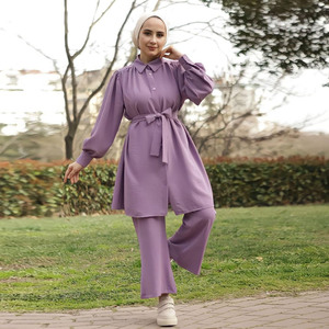 Nuova moda <span class=keywords><strong>primavera</strong></span>/<span class=keywords><strong>estate</strong></span>/<span class=keywords><strong>autunno</strong></span>/<span class=keywords><strong>inverno</strong></span> camicia a maniche lunghe + pantaloni 2 pezzi - Product Image 5