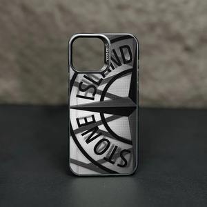 Modello di pietra alla moda è custodia del telefono nero per <span class=keywords><strong>iPhone</strong></span> 16 15 14 13 <span class=keywords><strong>12</strong></span> 11 Pro/ Max/Plus <span class=keywords><strong>Cover</strong></span> posteriore antiurto Anti-impronta digitale - Product Image 3