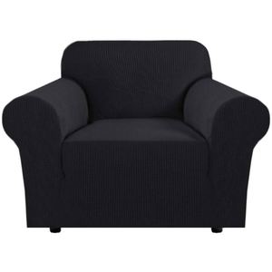 Jacquard <b>Stretch</b> Modern Solid Polyester 94% Spandex 6% <b>Sofa</b> Slipcover Single Seat Armchair 80-120cm Width Soft Customizable - Product Image 1