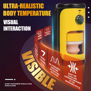 Neue Version Männlicher Masturbationsbecher mit 5 Stoßmodi, Saug- und Heizfunktion, Masturbator mit Saugclip für Männer - Product Image 4