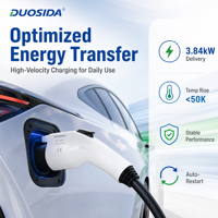 Chargeur EV PSE J1772 Mode 2 16A 240V avec options de câble de 5m ou 7,6m - Fonctionnement à -30°C - OEM pour les marchés américain et japonais