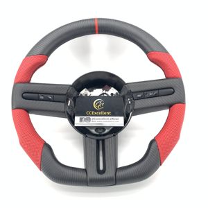 Volante de Fibra de Carbono de Excelente Calidad y Buen <span class=keywords><strong>Precio</strong></span>, Resistente, de Fábrica, para Ford <span class=keywords><strong>Mustang</strong></span> 2005 2006 2007 2008 <span class=keywords><strong>2009</strong></span> - Product Image 1