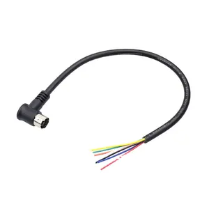 Wholesale Customize Mini Din Cable Male Right Angle 7-pin Plug Installation Video Signal Line Cable