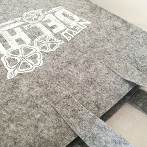 Bolso de compras de fieltro con logotipo personalizado al por mayor para regalar - Product Image 5