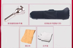 <span class=keywords><strong>Trombone</strong></span> alto en bois laqué or - Product Image 2