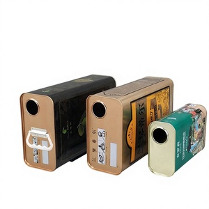 Boîtes métalliques rectangulaires en fer blanc de type F de 3L, personnalisées par impression en usine, avec couvercle à levier et surface estampée à chaud, marque Jinko, pour huiles alimentaires - Product Image 6