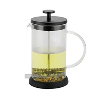 Cafetière à piston portable HIGHWIN en verre résistant à la chaleur