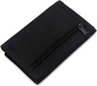 Dompet Lipat Tiga Kanvas untuk Olahraga Luar Ruangan, Tempat Kartu Pelajar