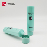 Emballage en tube plastique de 30 ml et 50 ml, couleur personnalisée, avec bouchon à vis haut pour les soins cosmétiques et les trousses de toilette de voyage