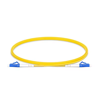 Câble de brassage fibre optique OFNR LC/UPC OS2 9/125 Simplex Duplex DX1550nm PVC LSZH 1m/3ft 2.0mm pour centre de données US LC-LC/LC-SC