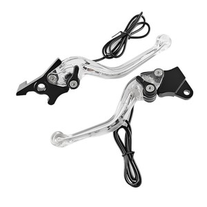 Palancas de Freno para Motocicleta Qiangye Transparentes de 6 Pulgadas con Luz LED para Modificación de Manillar de Motocicleta - Product Image 4