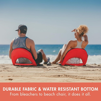 Chaise de stade pliable légère et imperméable en fer, personnalisable en gros (ODM & OEM), avec support dorsal, couleurs personnalisables, écologique, pour plage et parc