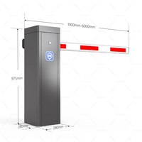 Barrière de parking automatique intelligente à moteur DC sans balais, haute précision, faible consommation