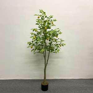 <span class=keywords><strong>Limonero</strong></span> artificial <span class=keywords><strong>gigante</strong></span> de 180cm-Planta frutal artificial Premium para sala de estar interior Grand Decor - Product Image 3
